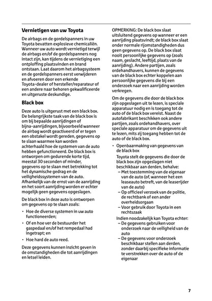 2024 Toyota Yaris Cross Hybrid Owner's Manual | Dutch