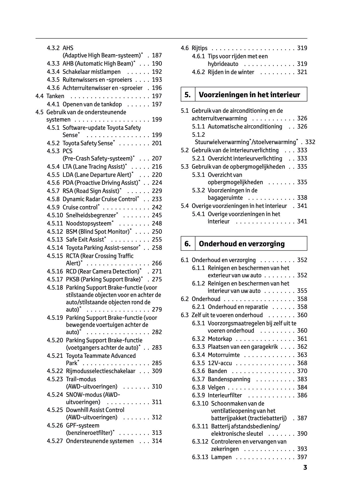 2025 Toyota Yaris Cross Hybrid Owner's Manual | Dutch