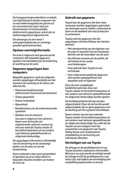 2025 Toyota Yaris Cross Hybrid Owner's Manual | Dutch