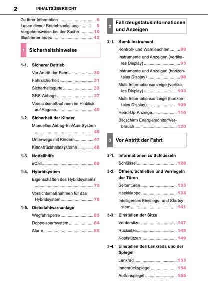 2023-2024 Toyota Yaris Hybrid Owner's Manual | German