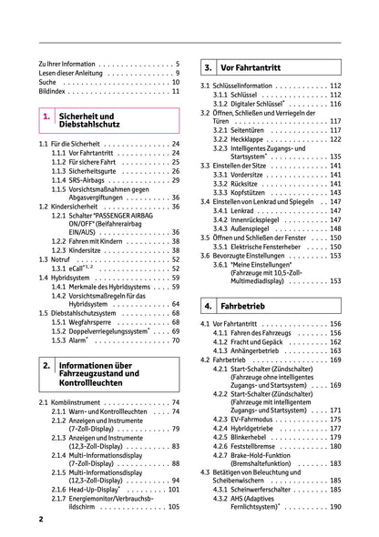 2026 Toyota Yaris Cross Hybrid Owner's Manual | German