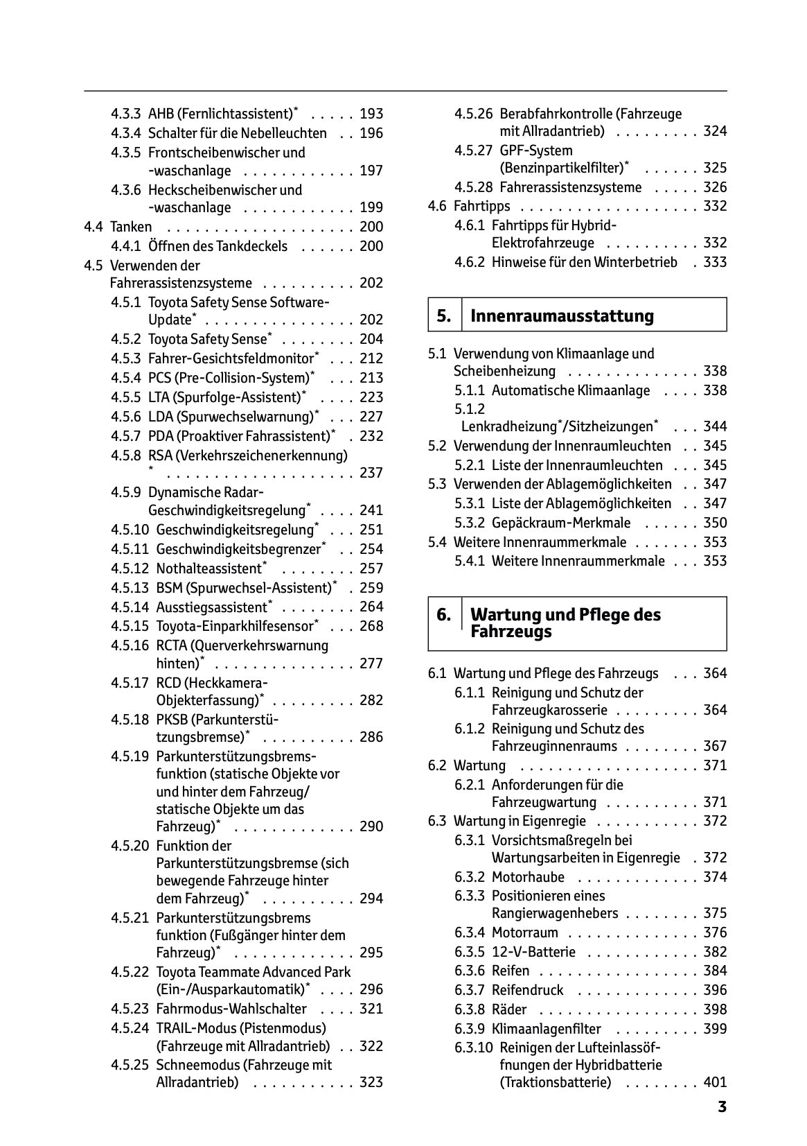 2026 Toyota Yaris Cross Hybrid Owner's Manual | German