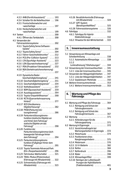 2026 Toyota Yaris Cross Hybrid Owner's Manual | German