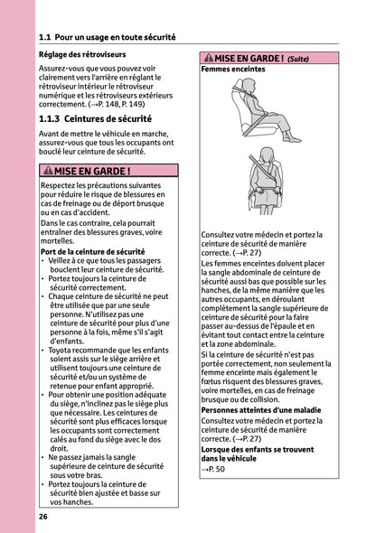 2025 Toyota Yaris Hybrid Manuel du propriétaire | Français