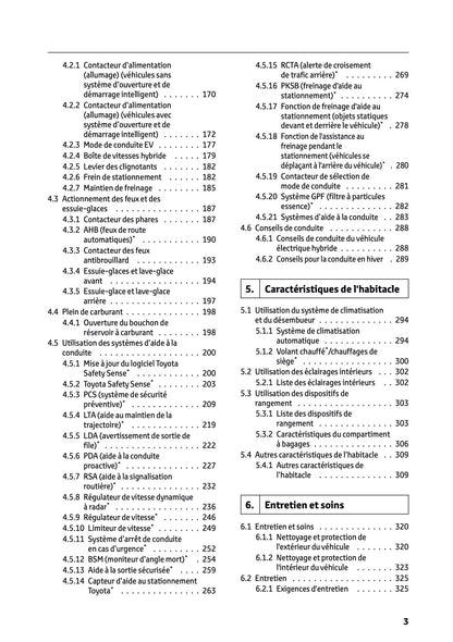 2025 Toyota Yaris Hybrid Manuel du propriétaire | Français