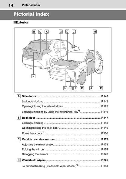 2026 Toyota Yaris Cross Hybrid Owner's Manual | English