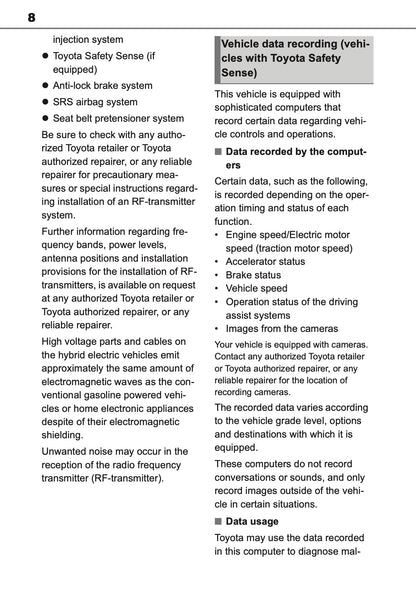 2026 Toyota Yaris Cross Hybrid Owner's Manual | English