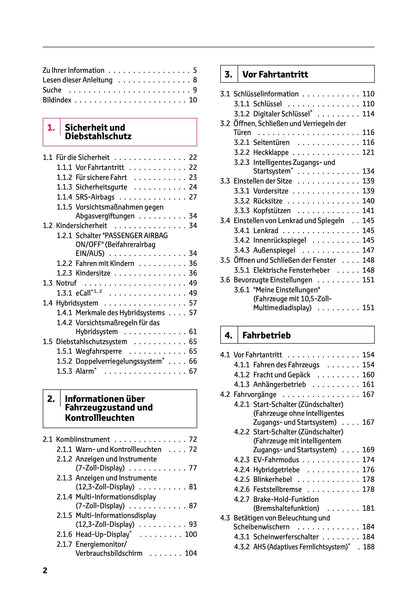 2024 Toyota Yaris Cross Hybrid Owner's Manual | German