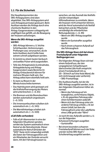 2024 Toyota Yaris Cross Hybrid Owner's Manual | German