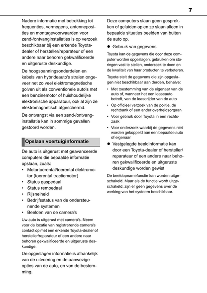 2022-2023 Toyota Yaris Hybrid Gebruikershandleiding | Nederlands