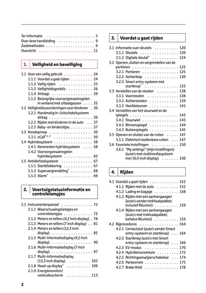 2025-2026 Toyota Yaris Hybrid Owner's Manual | Dutch