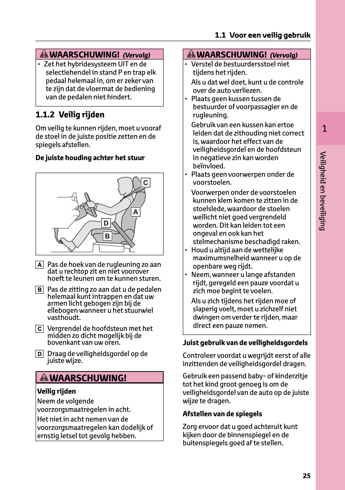 2025-2026 Toyota Yaris Hybrid Owner's Manual | Dutch
