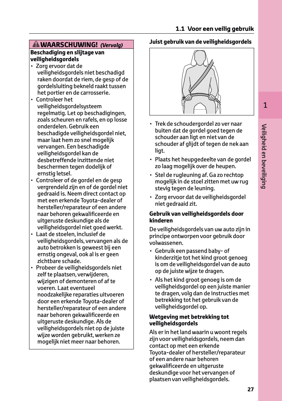 2025-2026 Toyota Yaris Hybrid Owner's Manual | Dutch