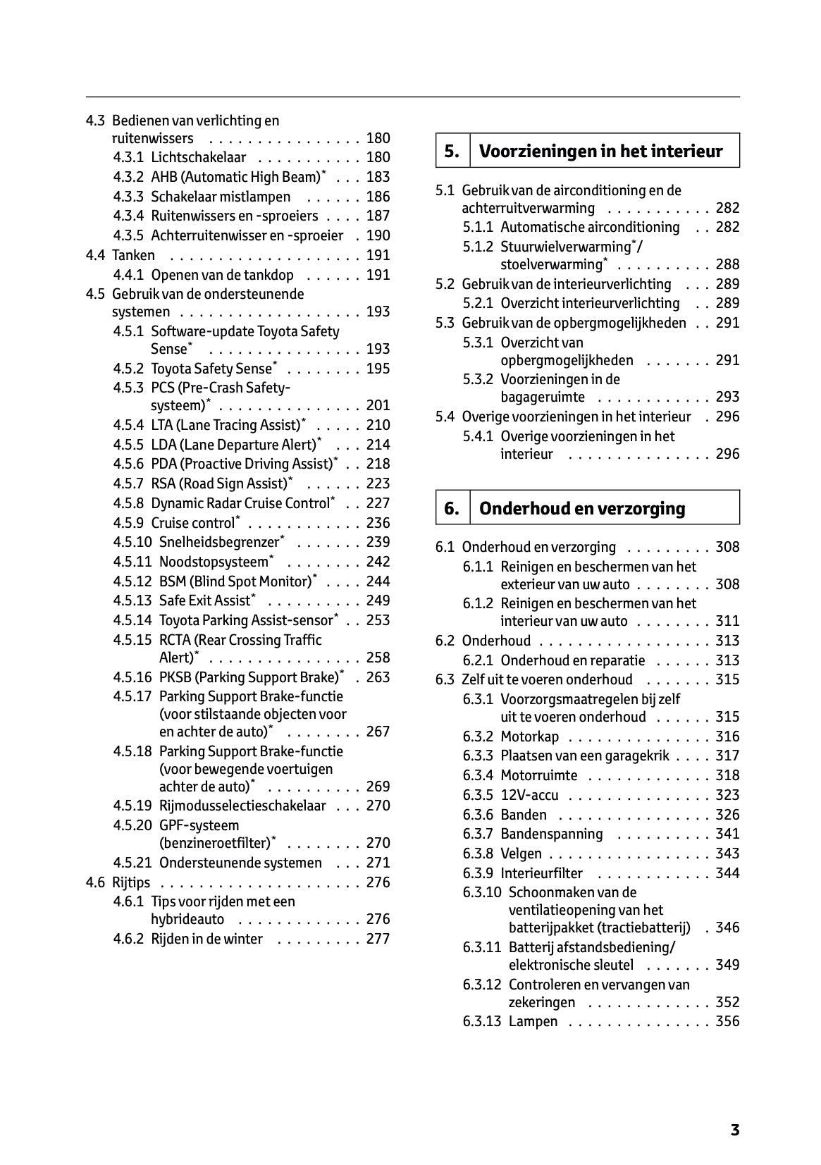2025-2026 Toyota Yaris Hybrid Owner's Manual | Dutch