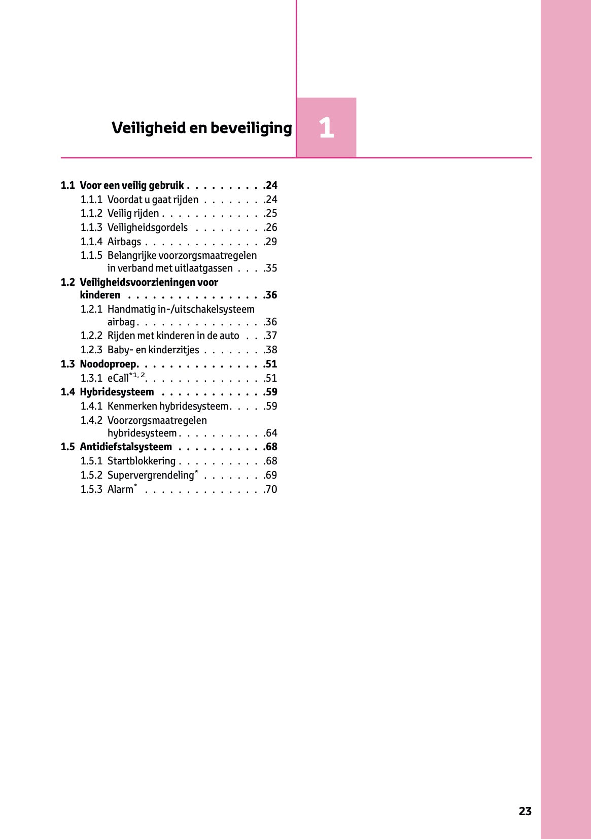 2026 Toyota Yaris Hybrid Owner's Manual | Dutch