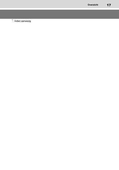 2021 Toyota Yaris Owner's Manual | Dutch