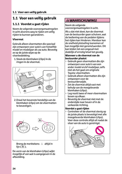 2025 Toyota Yaris Hybrid Owner's Manual | Dutch