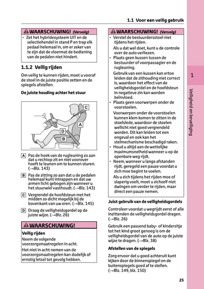 2025 Toyota Yaris Hybrid Owner's Manual | Dutch