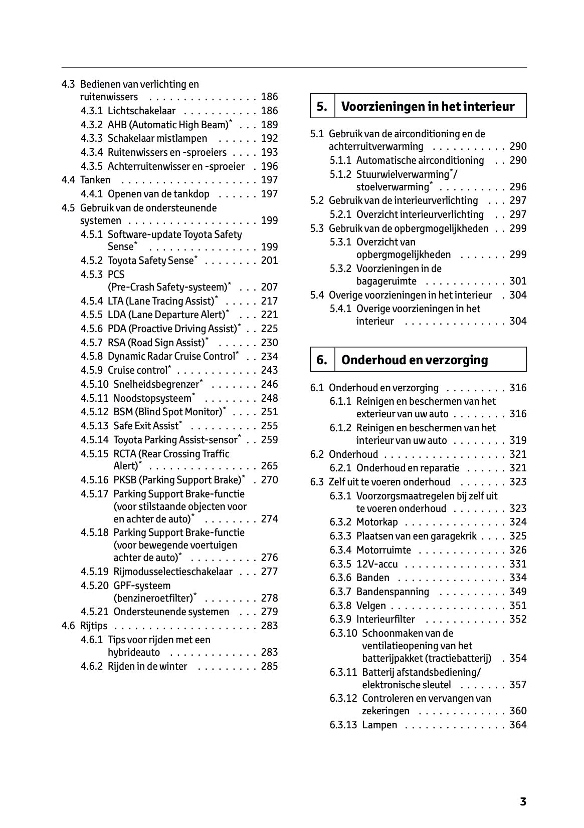 2025 Toyota Yaris Hybrid Owner's Manual | Dutch