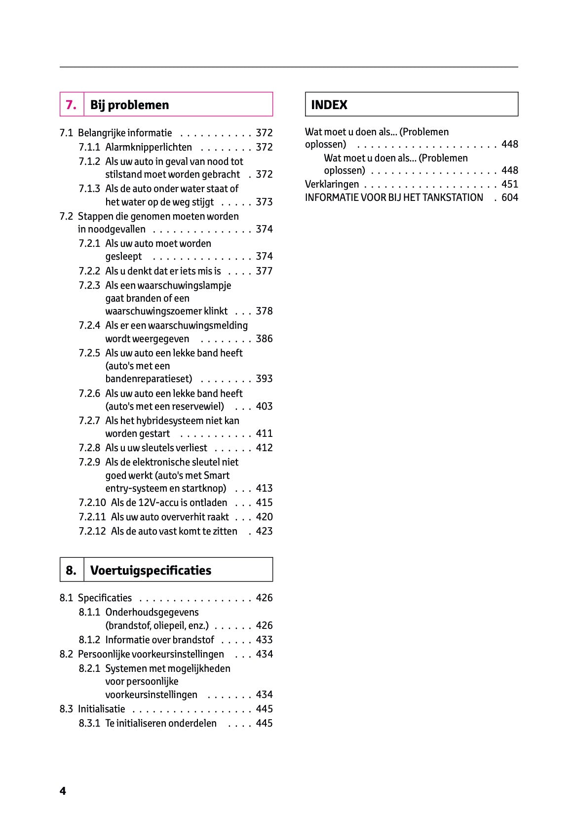 2025 Toyota Yaris Hybrid Owner's Manual | Dutch