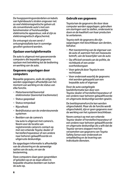 2025 Toyota Yaris Hybrid Owner's Manual | Dutch