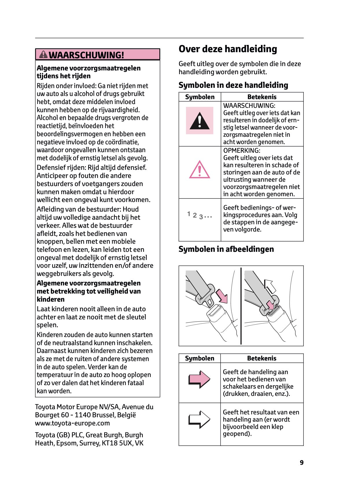 2026 Toyota Yaris Cross Hybrid Gebruikershandleiding | Nederlands