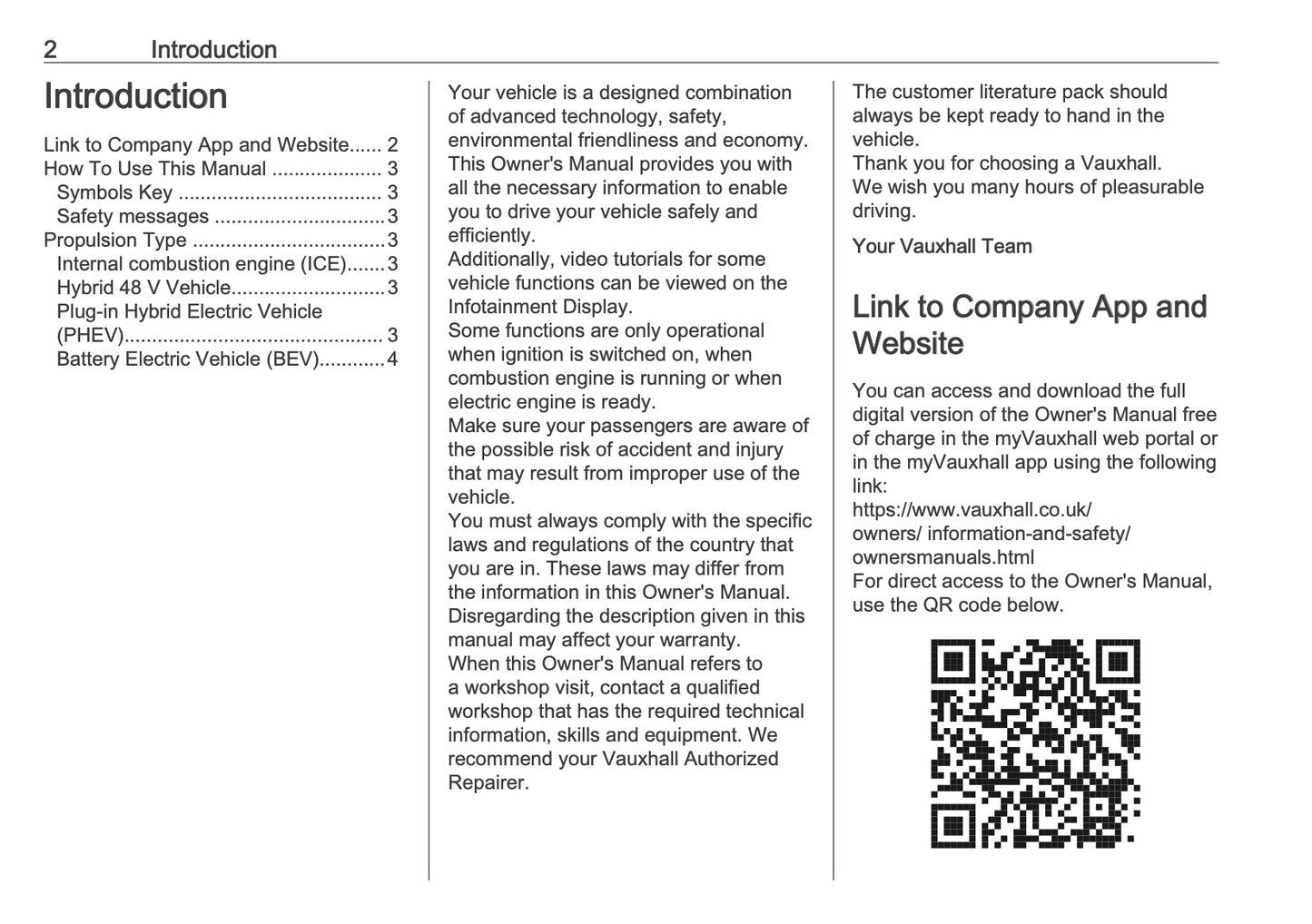 2025 Vauxhall Astra Owner's Manual | English
