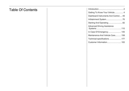 2025 Vauxhall Corsa Owner's Manual | English