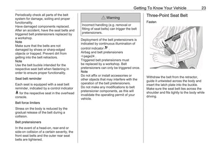 2025 Vauxhall Corsa Owner's Manual | English