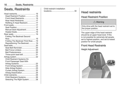 2025 Vauxhall Frontera Owner's Manual | English