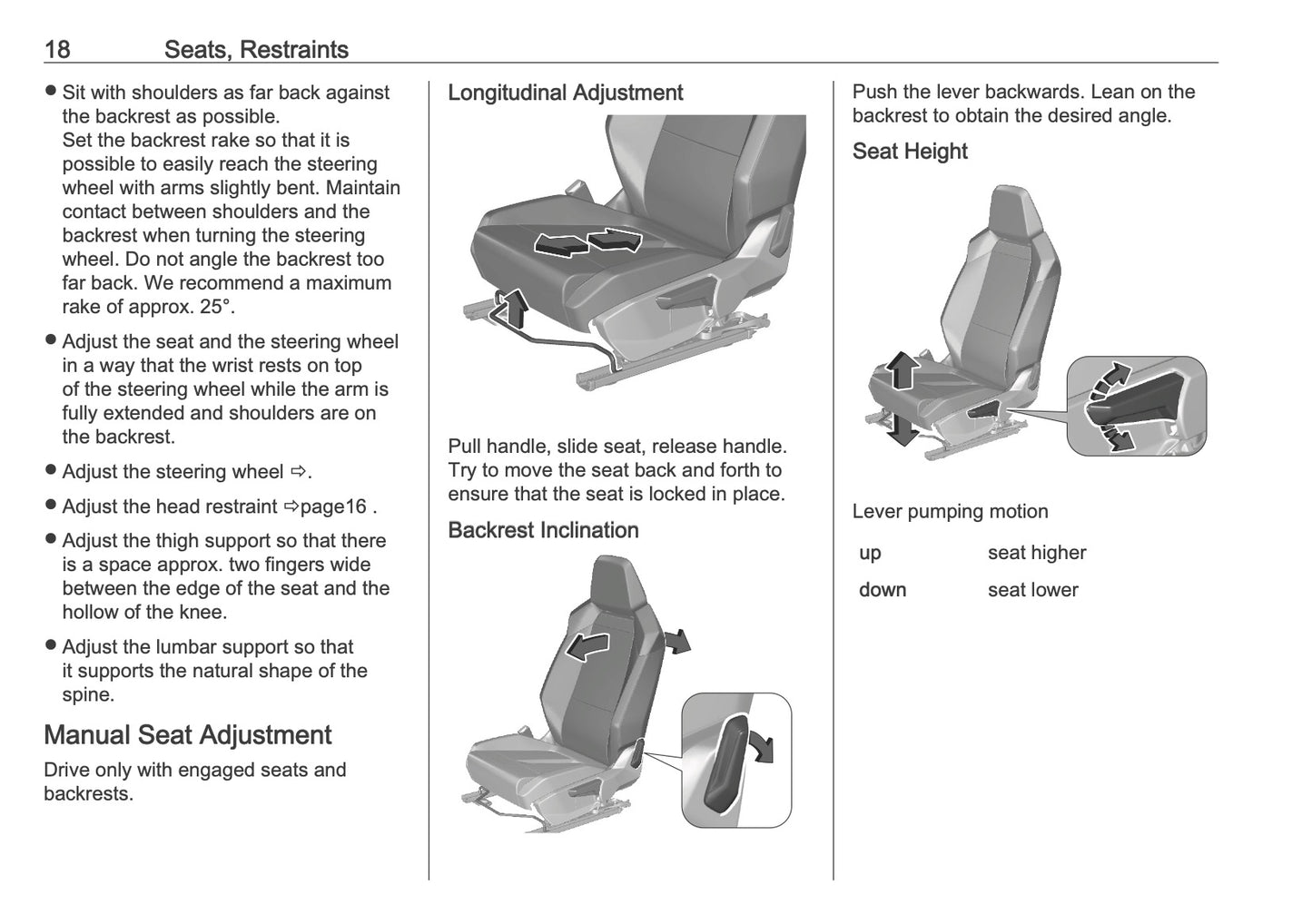 2025 Vauxhall Frontera Owner's Manual | English