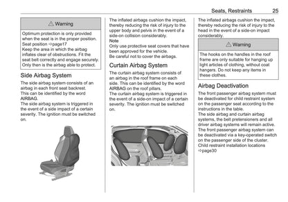 2025 Vauxhall Frontera Owner's Manual | English