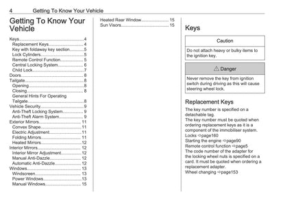 2025 Vauxhall Frontera Owner's Manual | English