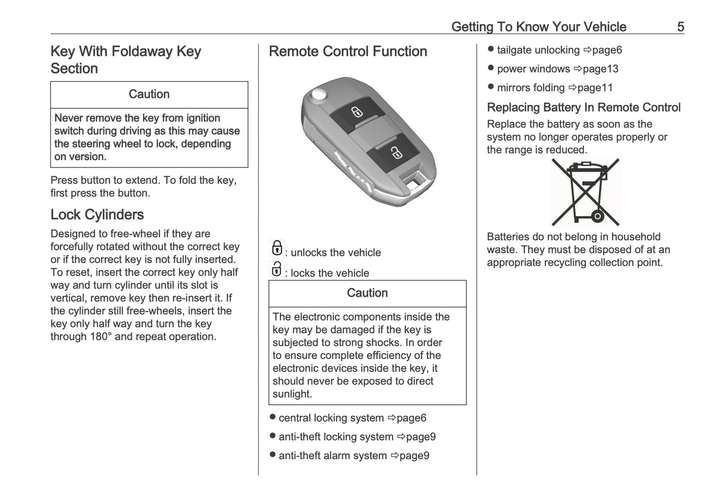 2025 Vauxhall Frontera Owner's Manual | English