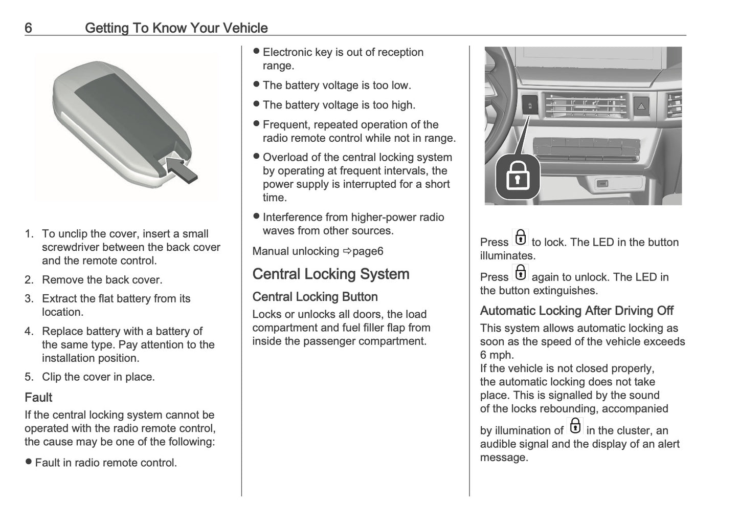 2025 Vauxhall Frontera Owner's Manual | English
