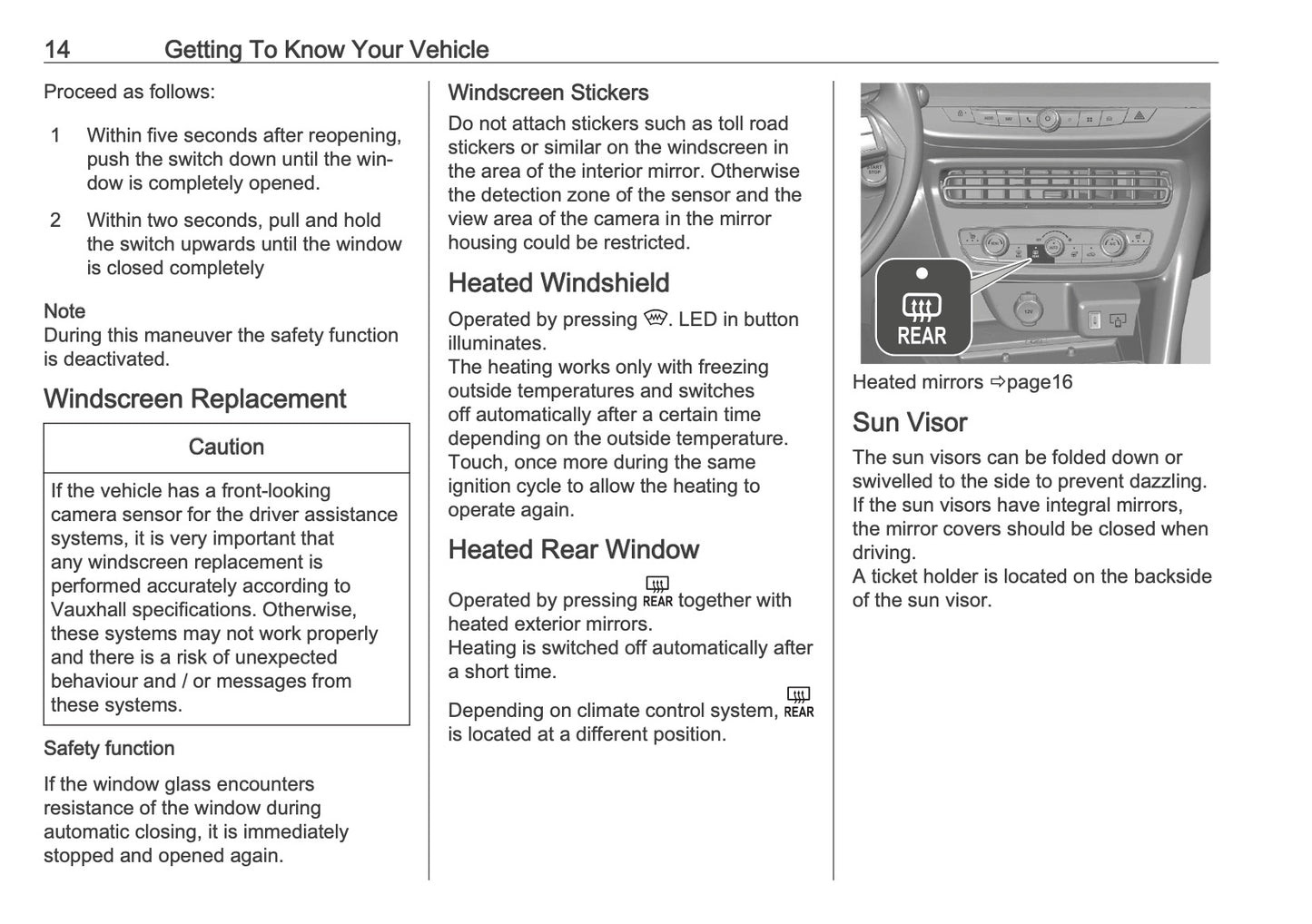 2025 Vauxhall Mokka Owner's Manual | English