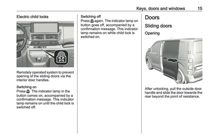 2024-2025 Vauxhall Vivaro Owner's Manual | English