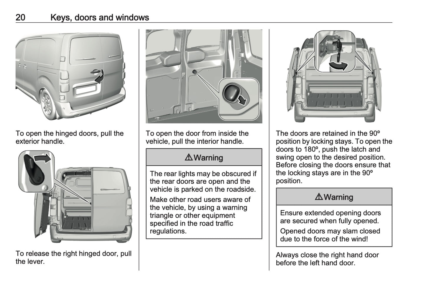 2024-2025 Vauxhall Vivaro Owner's Manual | English