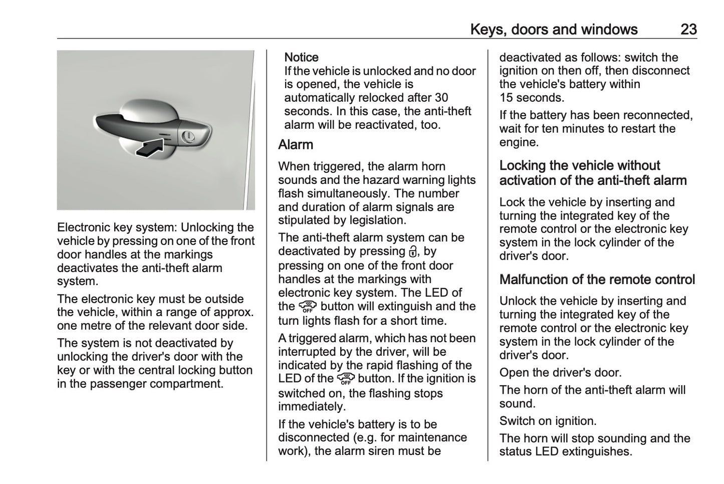 2024-2025 Vauxhall Vivaro Owner's Manual | English