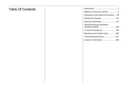 2025-2026 Vauxhall Vivaro Owner's Manual | English