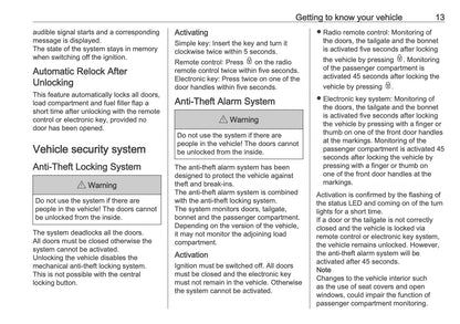 2025-2026 Vauxhall Vivaro Owner's Manual | English