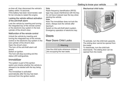 2025-2026 Vauxhall Vivaro Owner's Manual | English