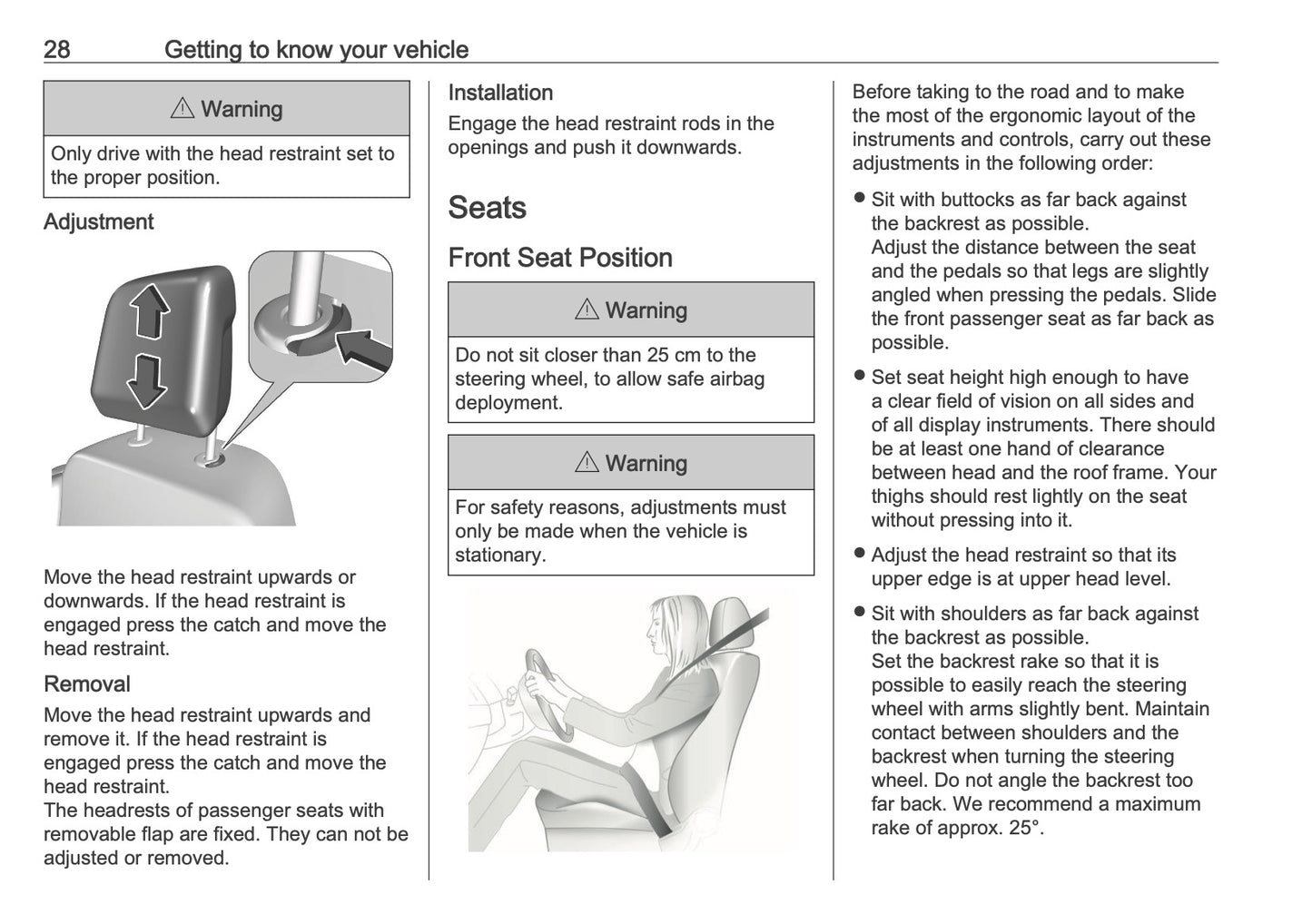 2025-2026 Vauxhall Vivaro Owner's Manual | English