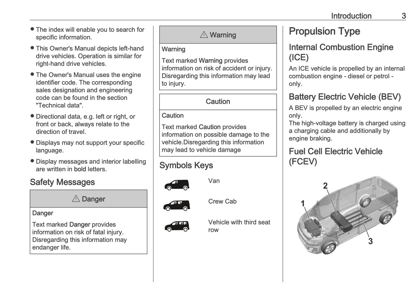 2025-2026 Vauxhall Vivaro Owner's Manual | English