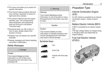 2025-2026 Vauxhall Vivaro Owner's Manual | English