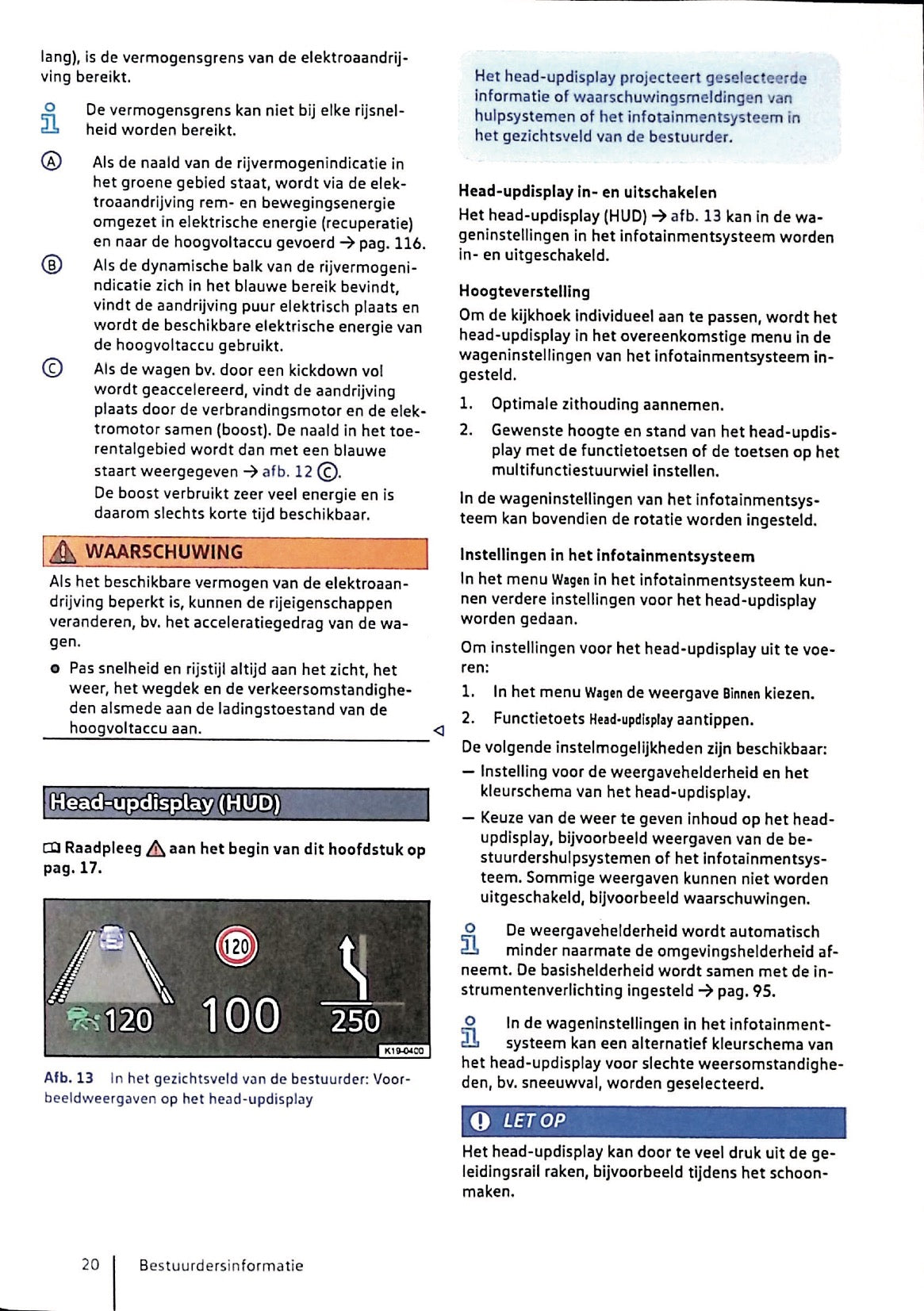 2020 Volkswagen Golf eHybrid / Golf GTE Bedienungsanleitung | Niederländisch