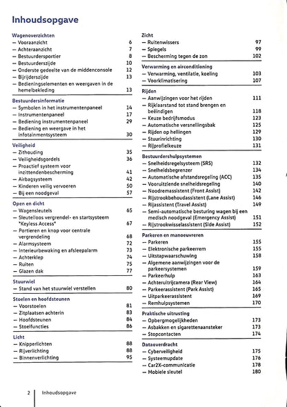2020 Volkswagen Golf eHybrid / Golf GTE Bedienungsanleitung | Niederländisch