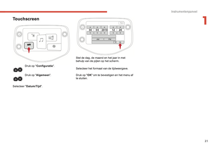 2014-2021 Citroën C1 Manuel du propriétaire | Néerlandais