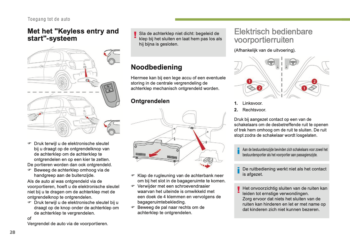 2014-2021 Citroën C1 Manuel du propriétaire | Néerlandais