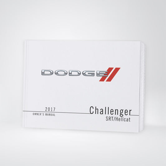 2017 Dodge Challenger SRT/Challenger Hellcat Owner's Manual | English